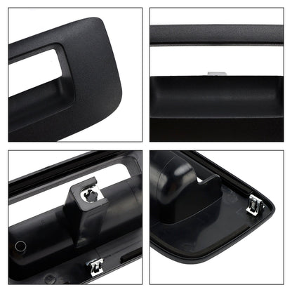 Set di 2 maniglie per portellone posteriore esterne nere per Chevrolet Silverado 1500 2007-2013
