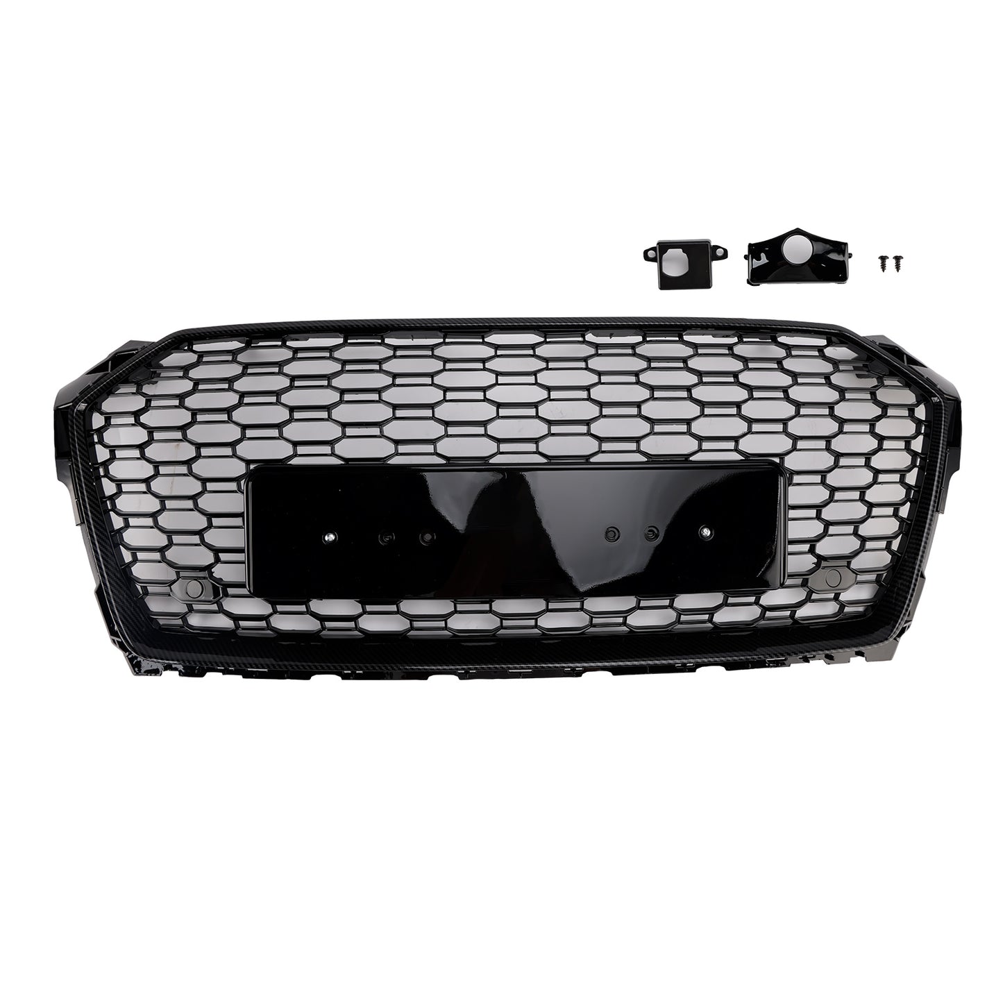 RS5 Style Sport Front Honeycomb Grill Grille Per Audi A5 S5 B9 2017-2019