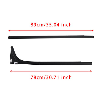 4 pezzi di guarnizione interna ed esterna per porta per Mazda BT-50 Pro Pick Up 2012-2019
