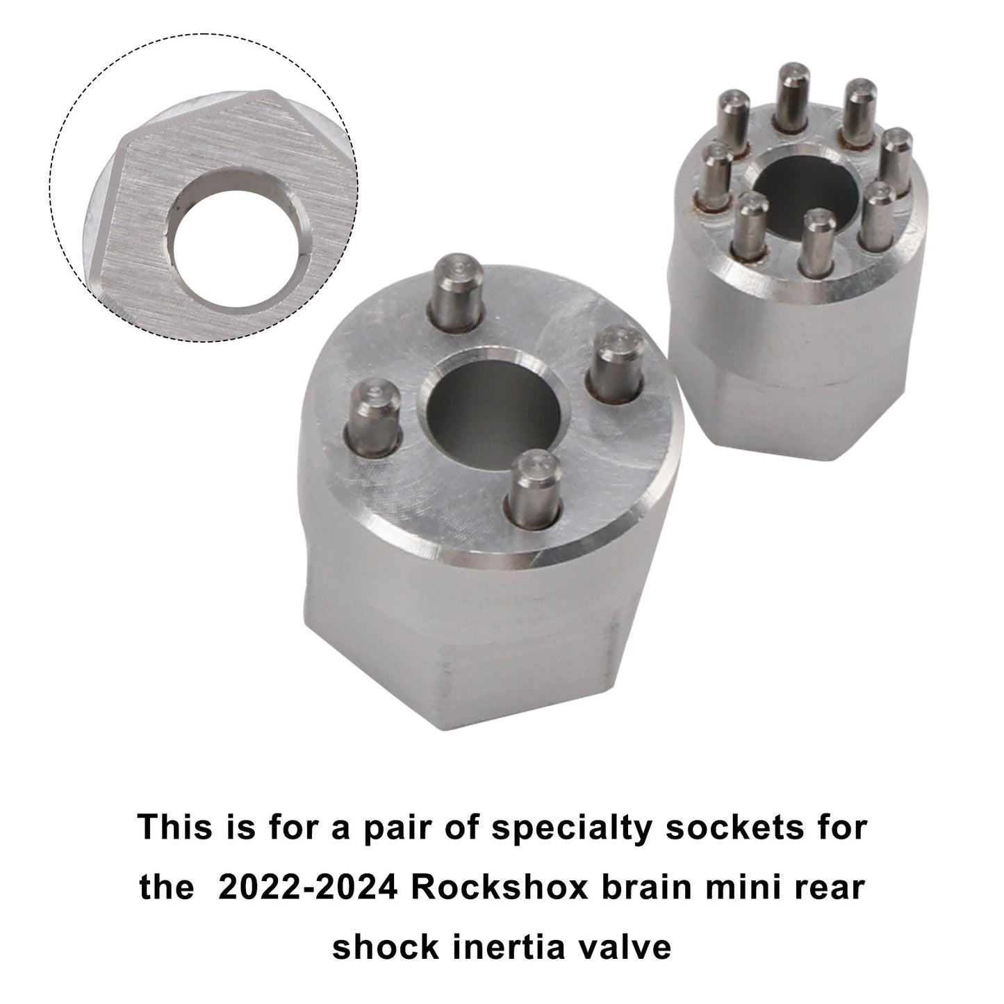 RockShox Brain Inertia Valve Tool 2022-2024 - Set di bussole per ammortizzatore Specialized MINI