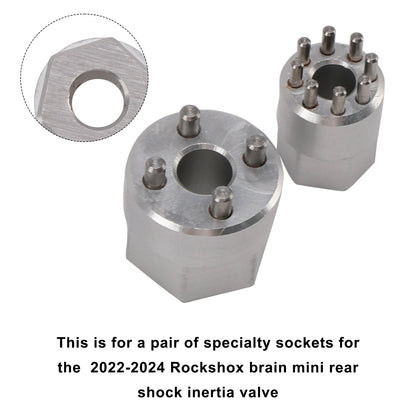 RockShox Brain Inertia Valve Tool 2022-2024 - Set di bussole per ammortizzatore Specialized MINI