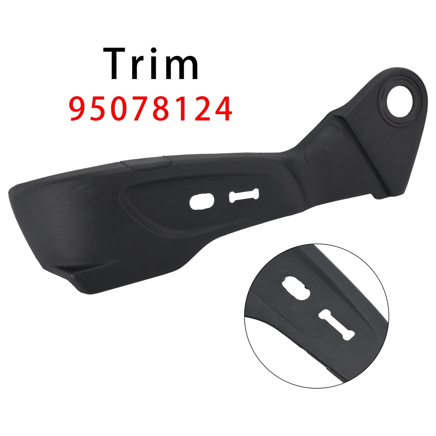 Cornice nera per pannello interruttori sedile conducente per Buick Encore 2013-2022 95078124