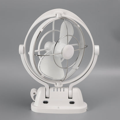 Ventola a basso consumo con rilevamento automatico 12V/24V per barche e camper, colore bianco