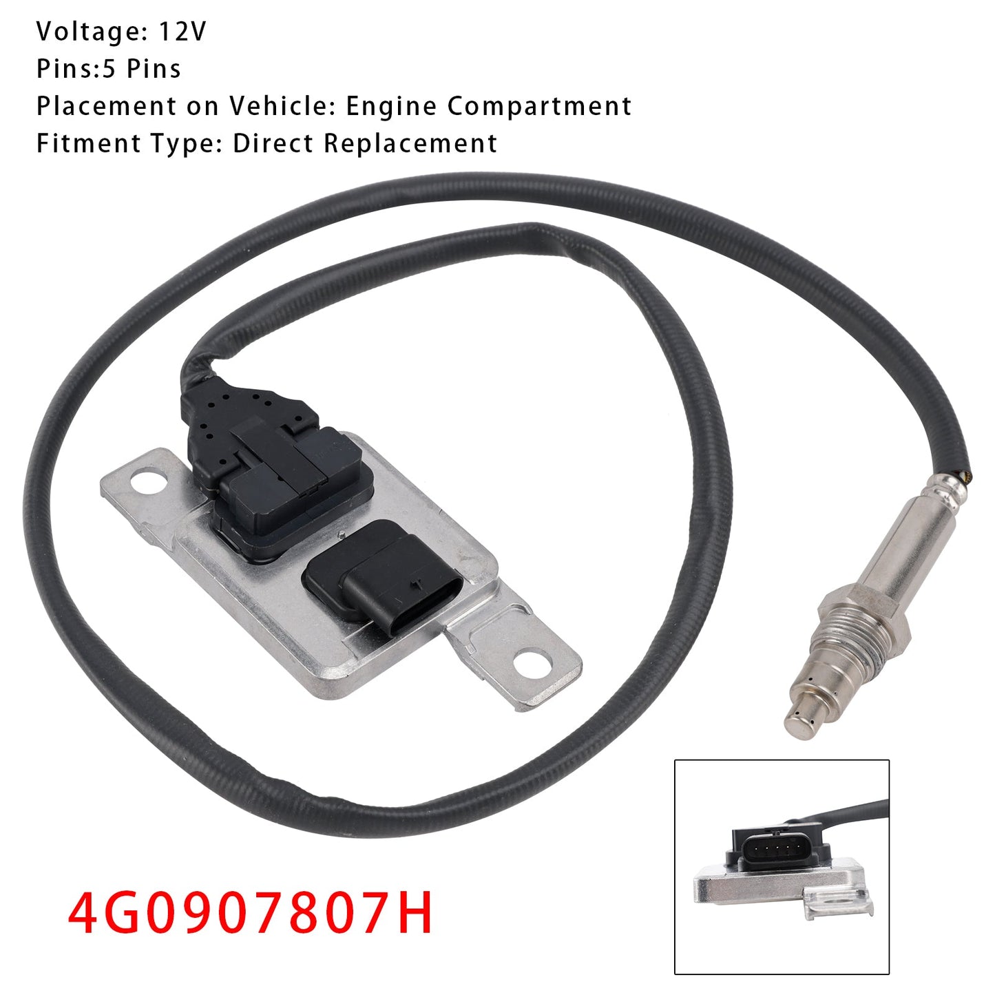 Sensore di ossido di azoto Nox per Audi A7 A6 S6 Avant 15-18 4G0907807H 4G0907807AJ