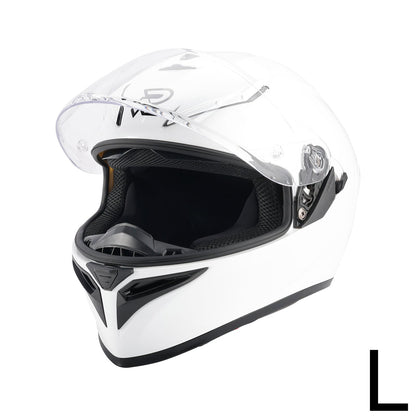 Casco da moto DOT per adulti Street Integrale Bianco