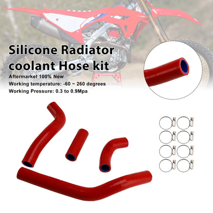 Kit di tubi flessibili in silicone per il liquido di raffreddamento del radiatore, compatibile con Honda CRF450R RX RWE 21-25