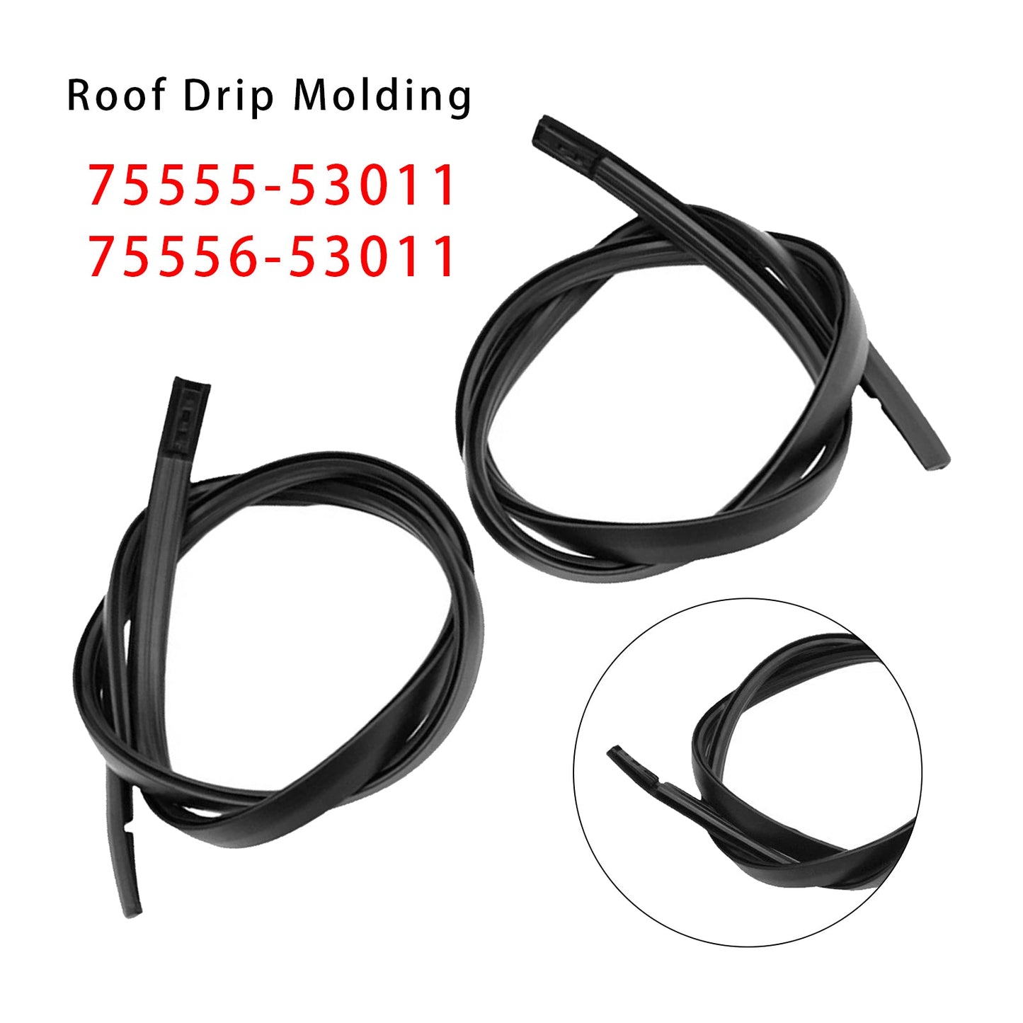 2x modanature antigoccia per tetto sinistro+destro 75555-53011 75556-53011 per Lexus IS300 01-2005