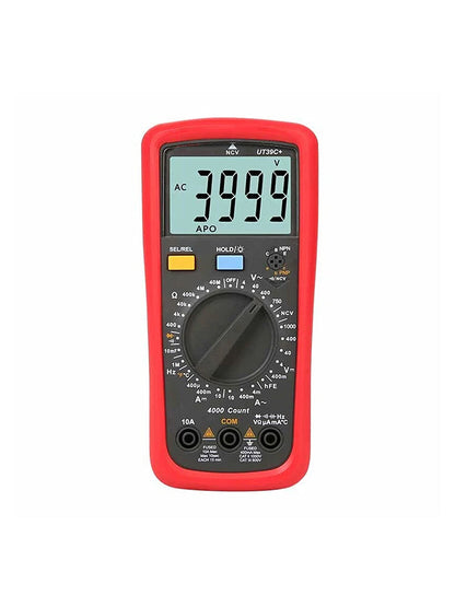 Multimetro digitale UT39C+ Voltmetro AC DC Ohm Cap Diodo Tester