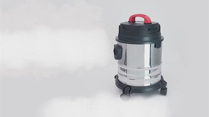 Aspirateur 1800W, aspirateur sec et humide, aspirateur industriel 18L Steel Stainless