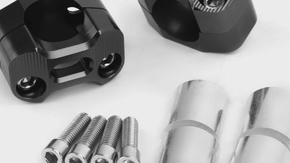 Le migliori offerte per Areyourshop Riser per manubrio moto in alluminio CNC 22-28mm