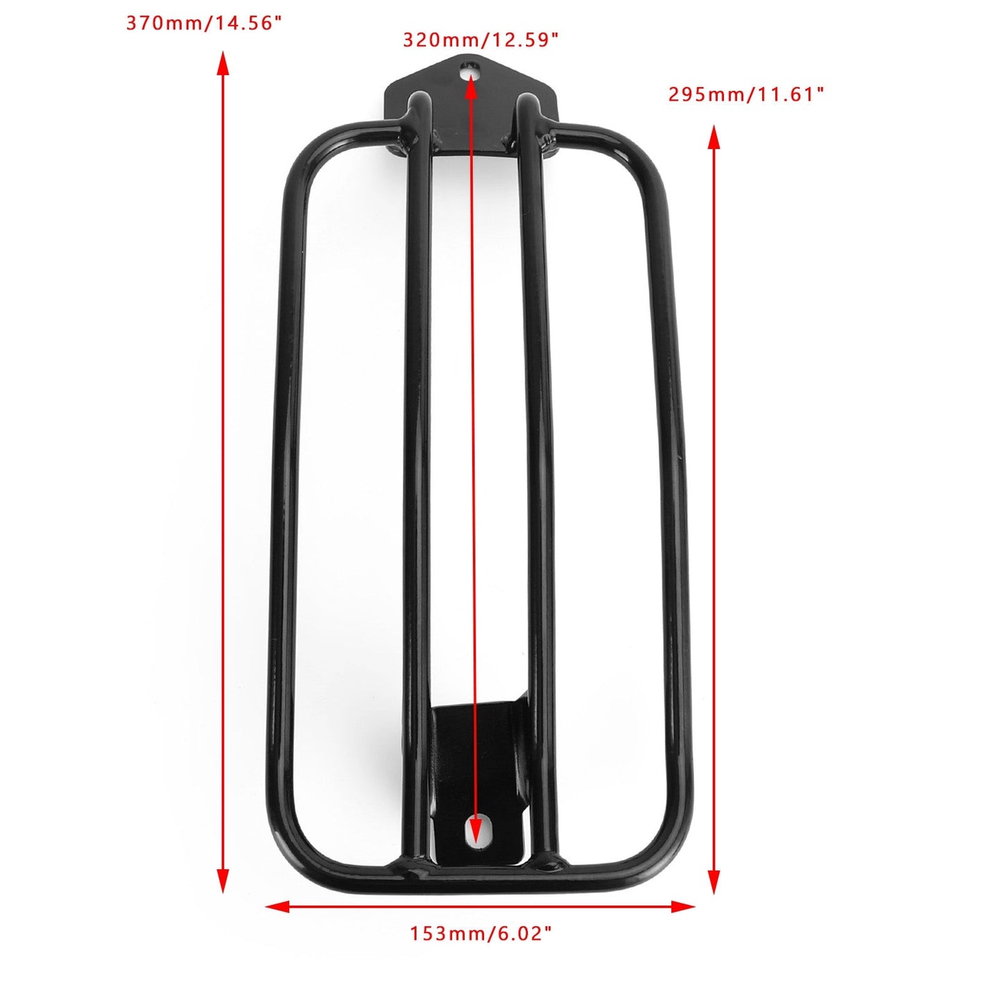 Portapacchi posteriore nero adatto per Honda CMX 1100 Rebel 1100, DCT 2021+ Generico