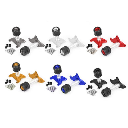 KIT TAMPONI PARATELAIO DEFENDER NERO per Honda MSX125 MSX125SF Grom 2013-2020