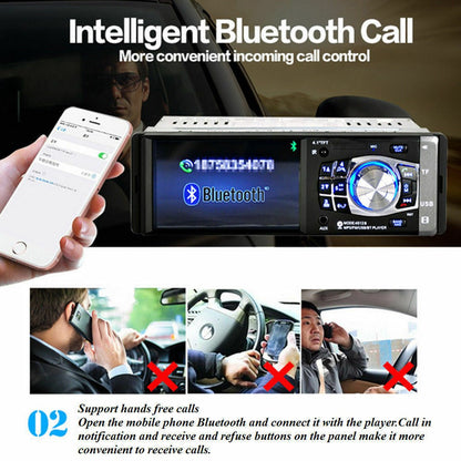 4.1 pollici HD 1DIN Bluetooth In-Dash Car Stereo Radio Lettore MP5 FM con fotocamera