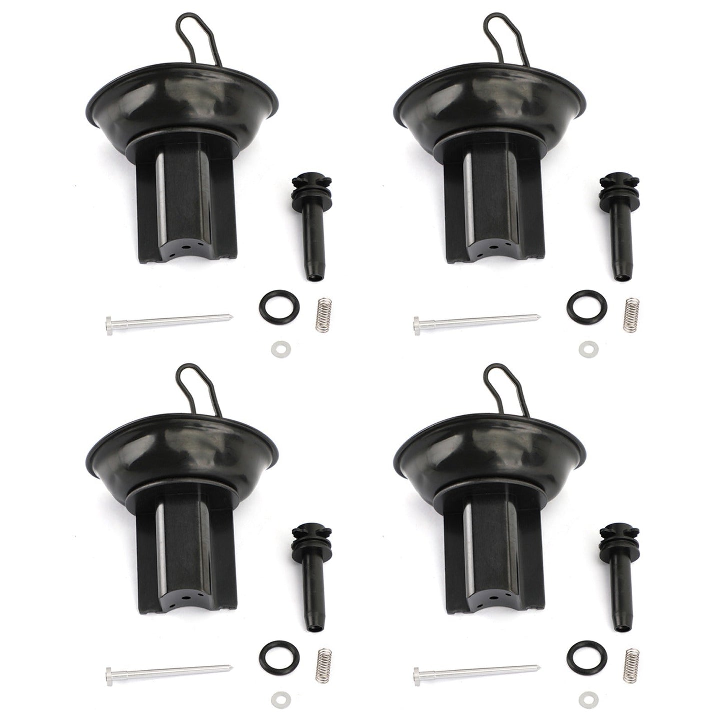 4x Moto Kit riparazione carburatore pistone diaframma per Honda CB400 VTEC CB 400 Generico