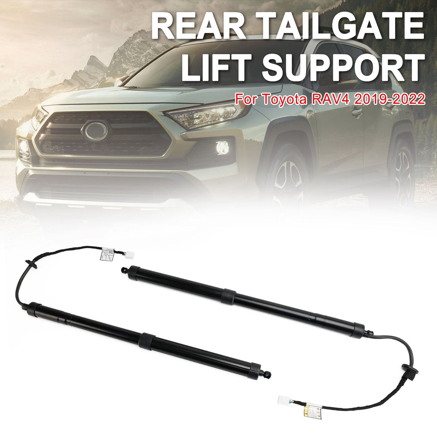 Per Toyota RAV4 2019-2022 supporto per sollevamento portellone posteriore posteriore 2 pezzi 6891042060