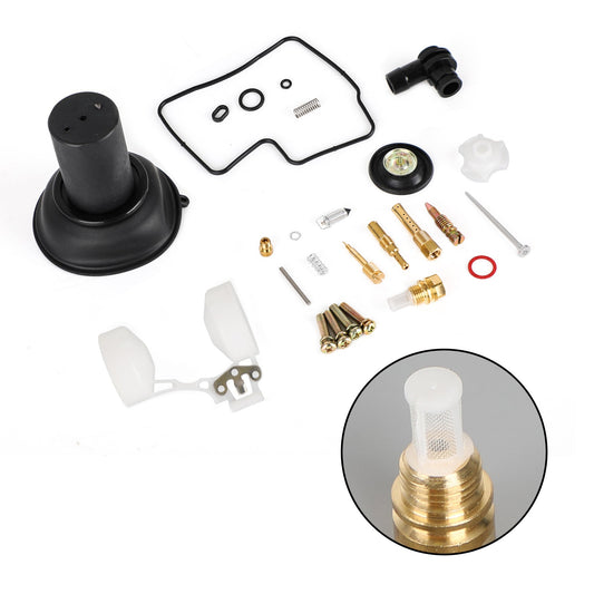 Carburatore Carb Rebuild Kit Con stantuffo e galleggiante adatto per Honda VLX400 Steed 400 Generico