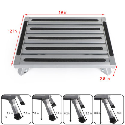 Piattaforma pieghevole in alluminio RV Step Stool Trailer Camper Scala da lavoro portatile