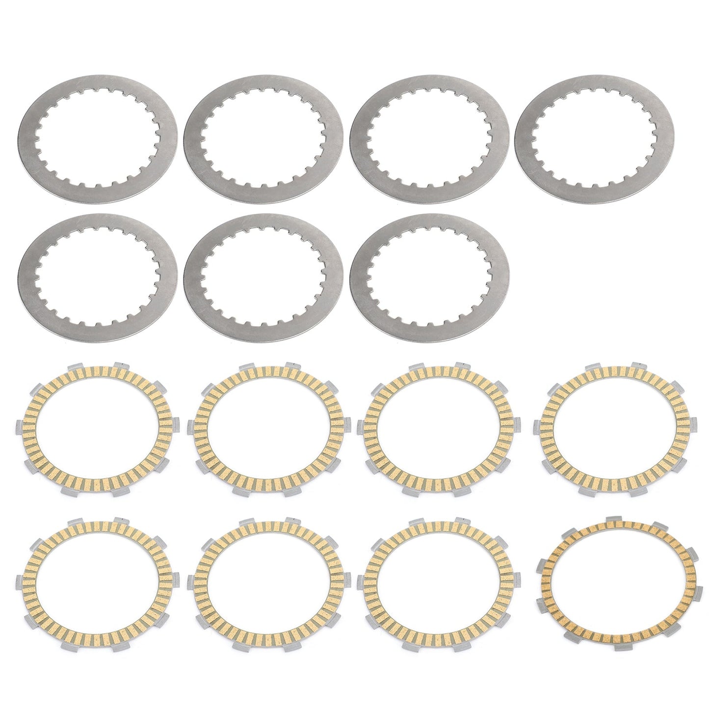 Kit Frizione ferro &amp; Dischi Frizione per Honda NTV NT XL XRV VT 650 700 1988-2014 Generico