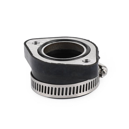 2x collettore flangia adattatore aspirazione carburatore con morsetto per VM24 PE26 PE28 PWK 28mm