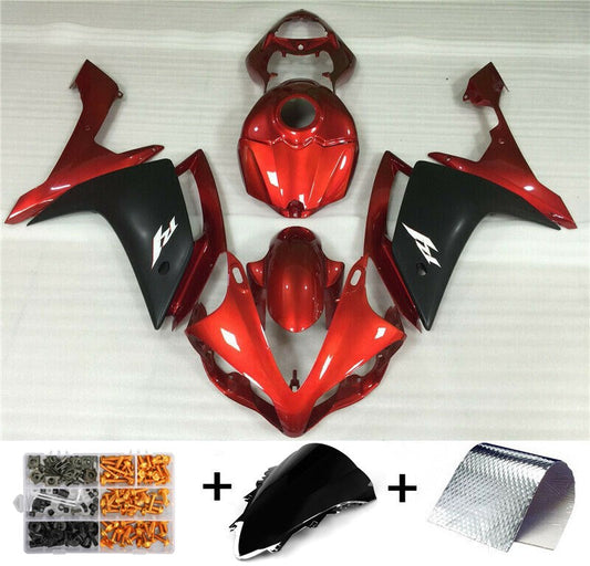 Amotopart 2007-2008 Yamaha YZF R1 Cladding Orange Kit