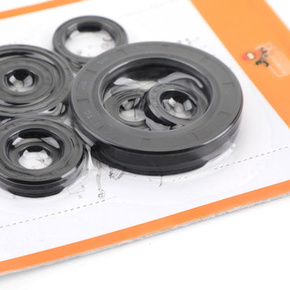 Kit paraolio motore completo - 8 pezzi per Honda CR250R 88-91 CR500R 89-01 CR-250R Generico