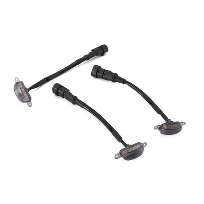 3pcs lente affumicata lampada LED ambra Raptor griglia anteriore luce corrente adatta Ford F-150 generico