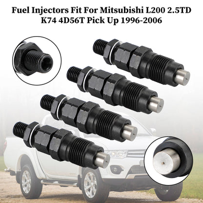 Mitsubishi L400 L300 pajero K34T K74T P15V 2.5 TD 4PCS Iniettori di carburante MD196607