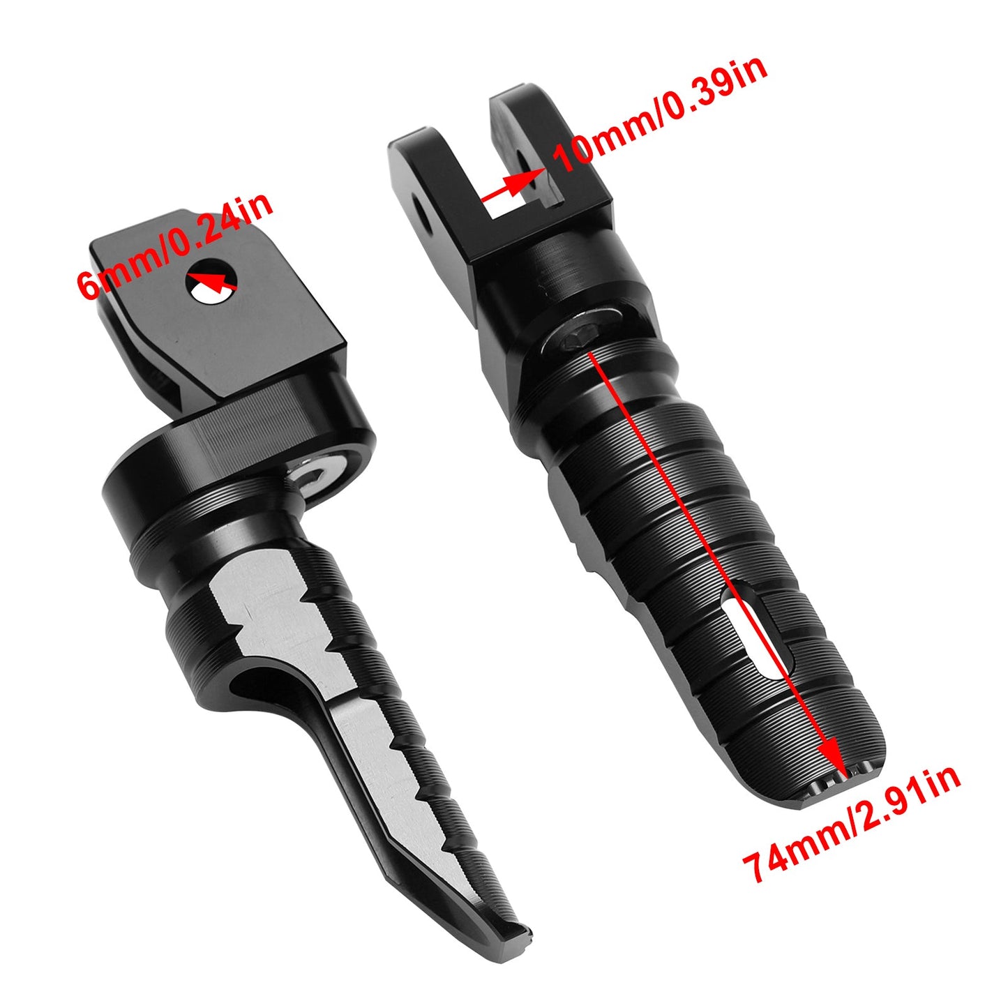 Pedane anteriori Pedane adatte per DUCATI MONSTER 821 937 950 1100/S/EVO 1200/S/R