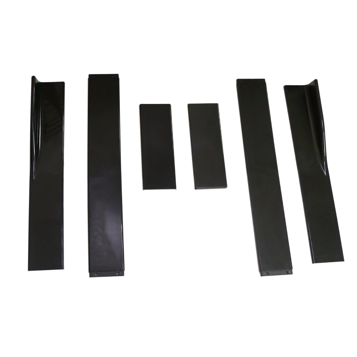 86.6" Universal Side Skirt Extensions Rocker Panel Splitter Lip Polipropilene Generico