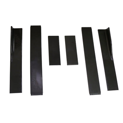 86.6" Universal Side Skirt Extensions Rocker Panel Splitter Lip Polipropilene Generico