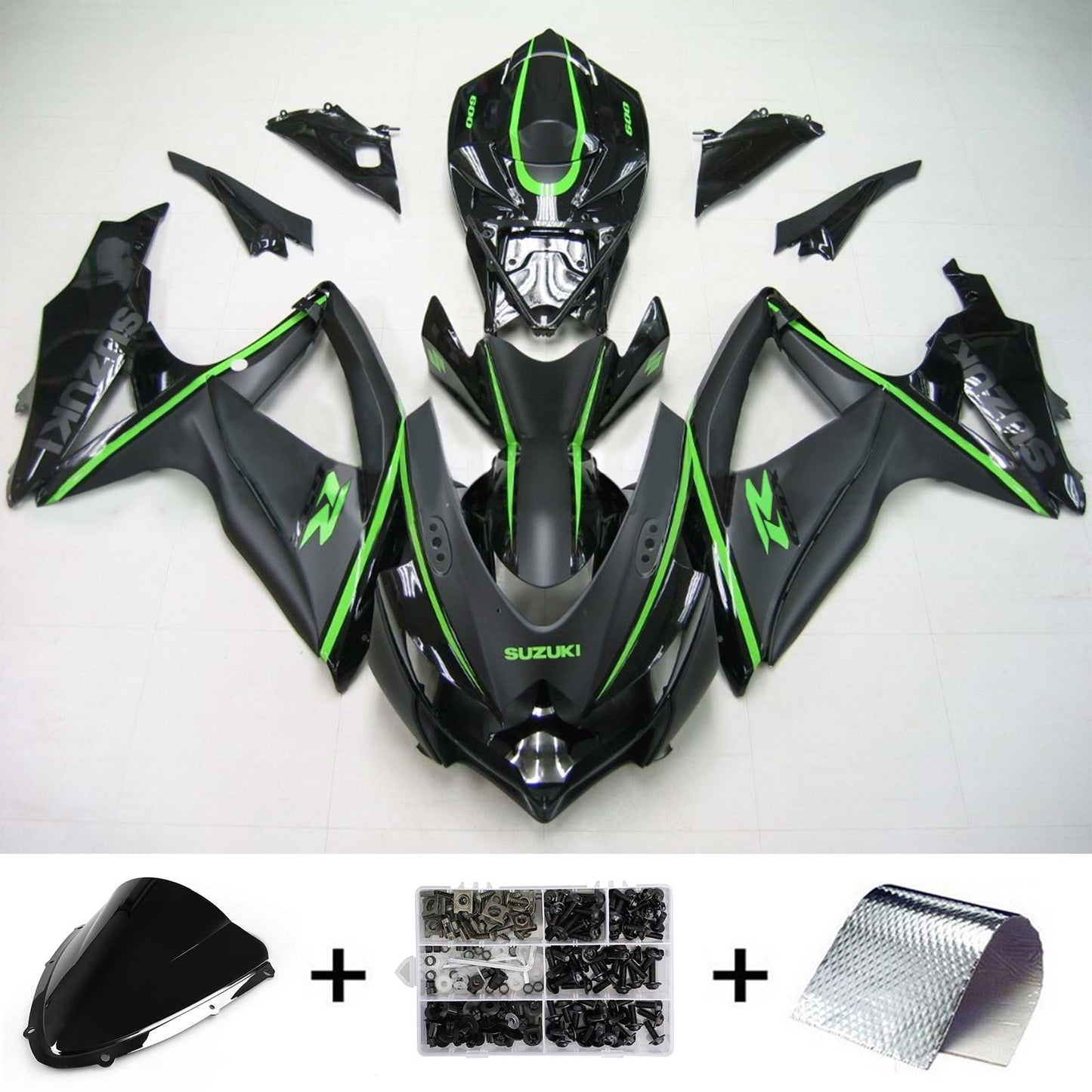 Suzuki GSXR 600/750 2008-2010 Kit Carena Carrozzeria Plastica ABS