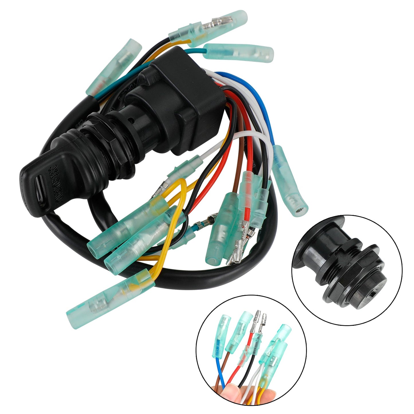 Interruttore a chiave di accensione per barche adatto per fuoribordo Yamaha 75-85-115-150HP 703-82510