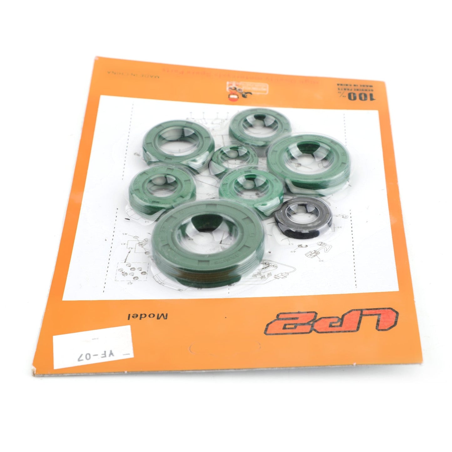Kit guarnizioni olio motore Set 8 pezzi guarnizioni per Honda CR80R CR85R 1986-2007 cr 80r 85r Generico