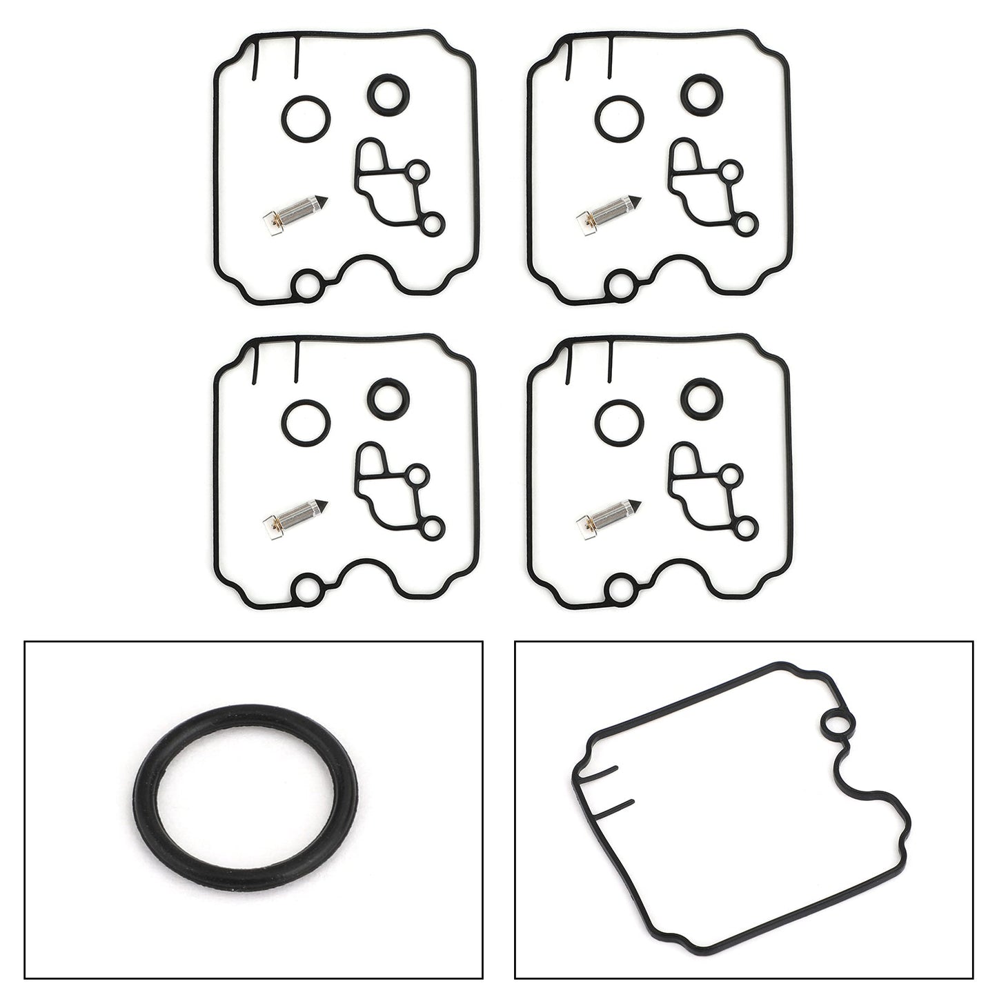 Carburatore Ricostruzione Kit di Riparazione 4 Set Per Yamaha FZR 600 FZR-600 Carb 1989-1999 Generico