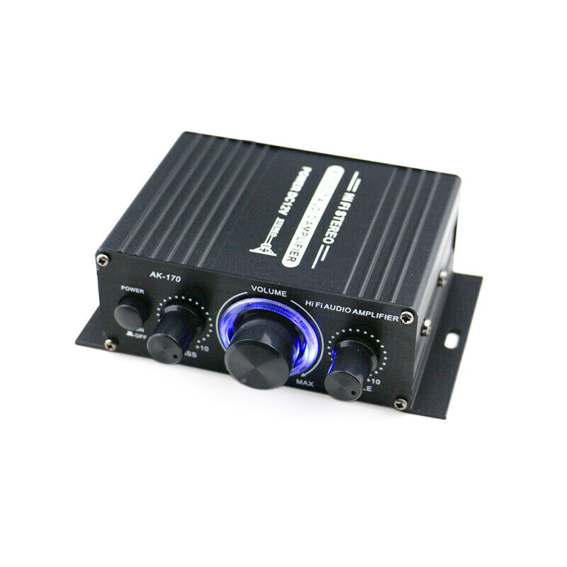 2 * 200W Hi-Fi Auto Stereo 12V Car Audio Amplificatore MP3 Radio Booster LED Design