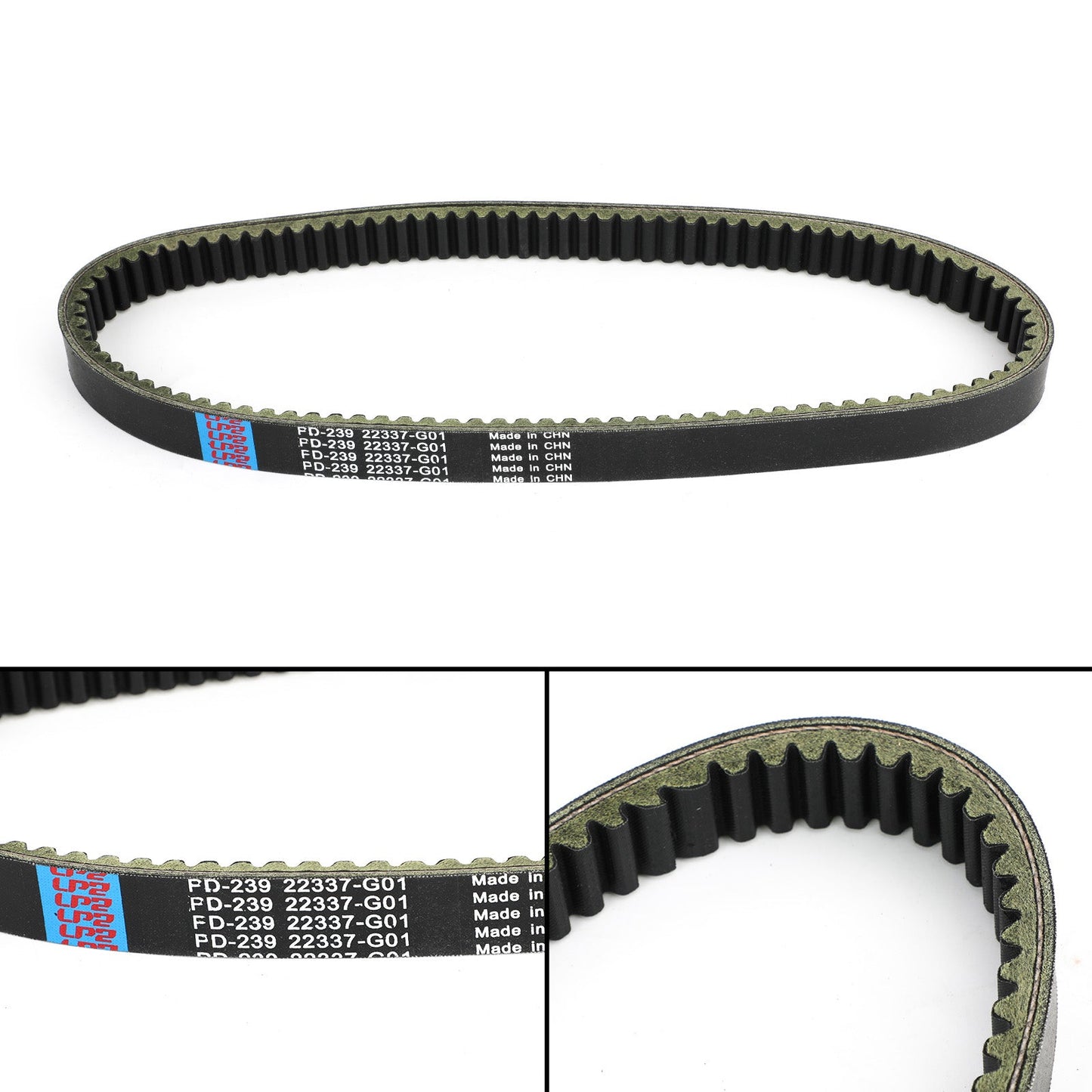Cinghia di trasmissione adatta per EZ-GO Elec Marathon 2-Cycle Gas Golf Cart 1989-1991 22337G1 Generico