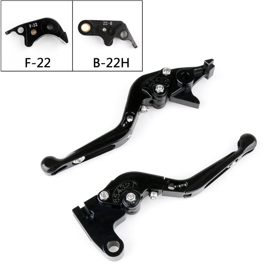 Leva freno e frizione allungabile pieghevole regolabile per BMW S1000RR S1000R 15-18 generico