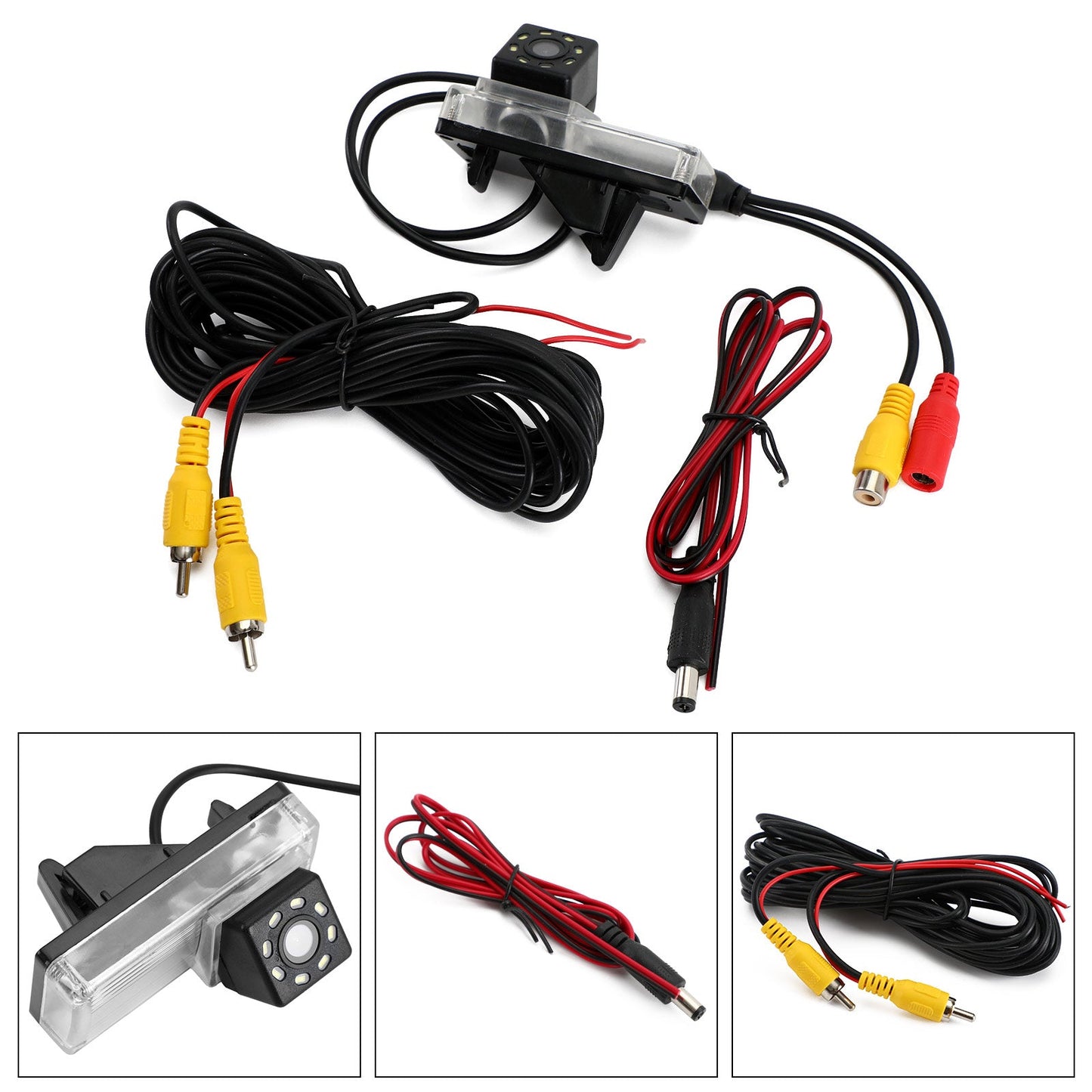 170¡ã 8Led Telecamera per retromarcia parcheggio retromarcia per Toyota Land Cruiser 70/100/200