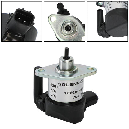 Kubota 1C010-60015 1C010-60016 1C010-60017 Solenoide di spegnimento carburante 12V