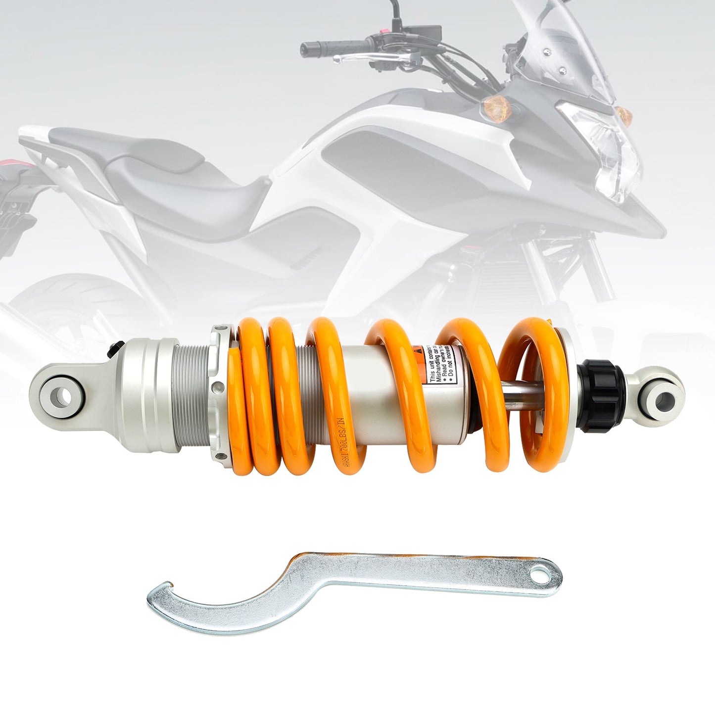 Ammortizzatori pneumatici con sospensione posteriore HONDA NC700X 2012-2017 da 305 mm