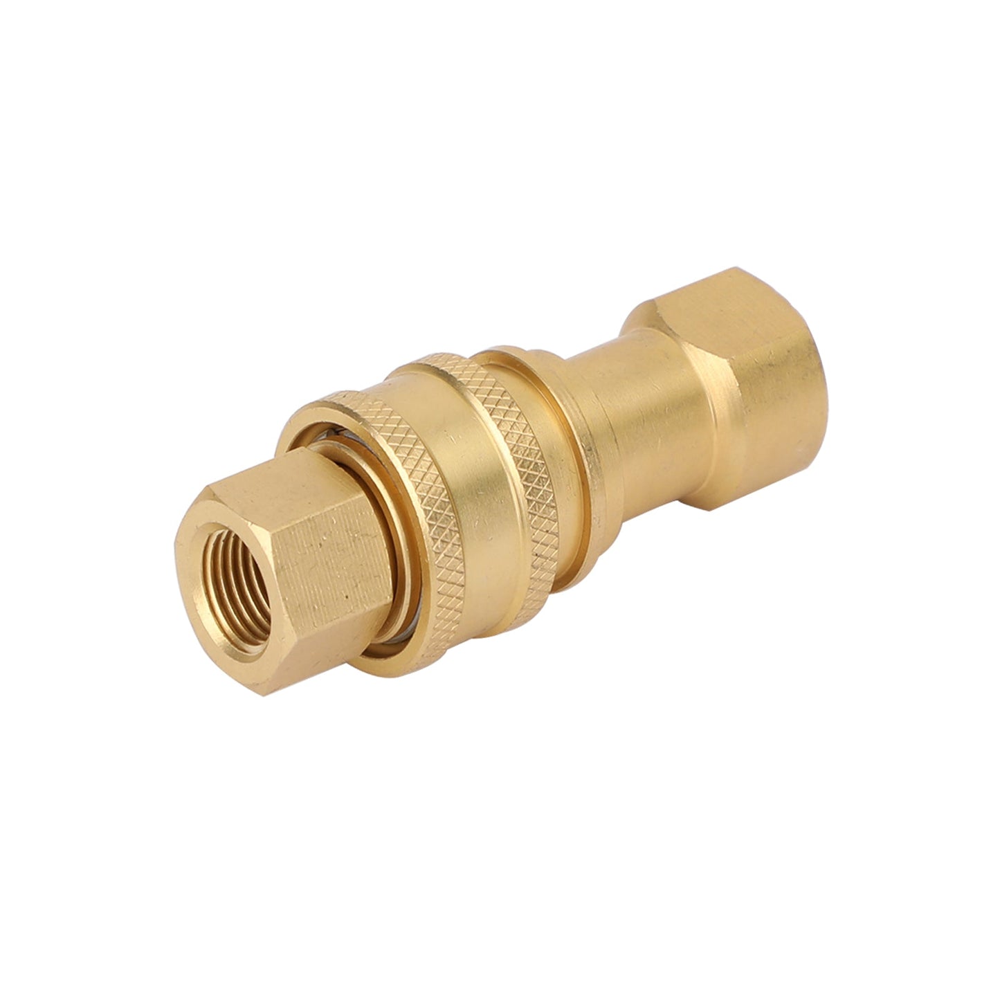 1 set 1/4" NPT ISO 7241-B raccordi idraulici a sgancio rapido/accoppiatori in ottone