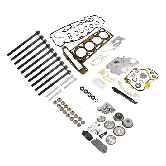 2011-2012 Chevrolet Malibl 2.4L kit catena di distribuzione pompa olio selenoide attuatore kit coperchio ingranaggi