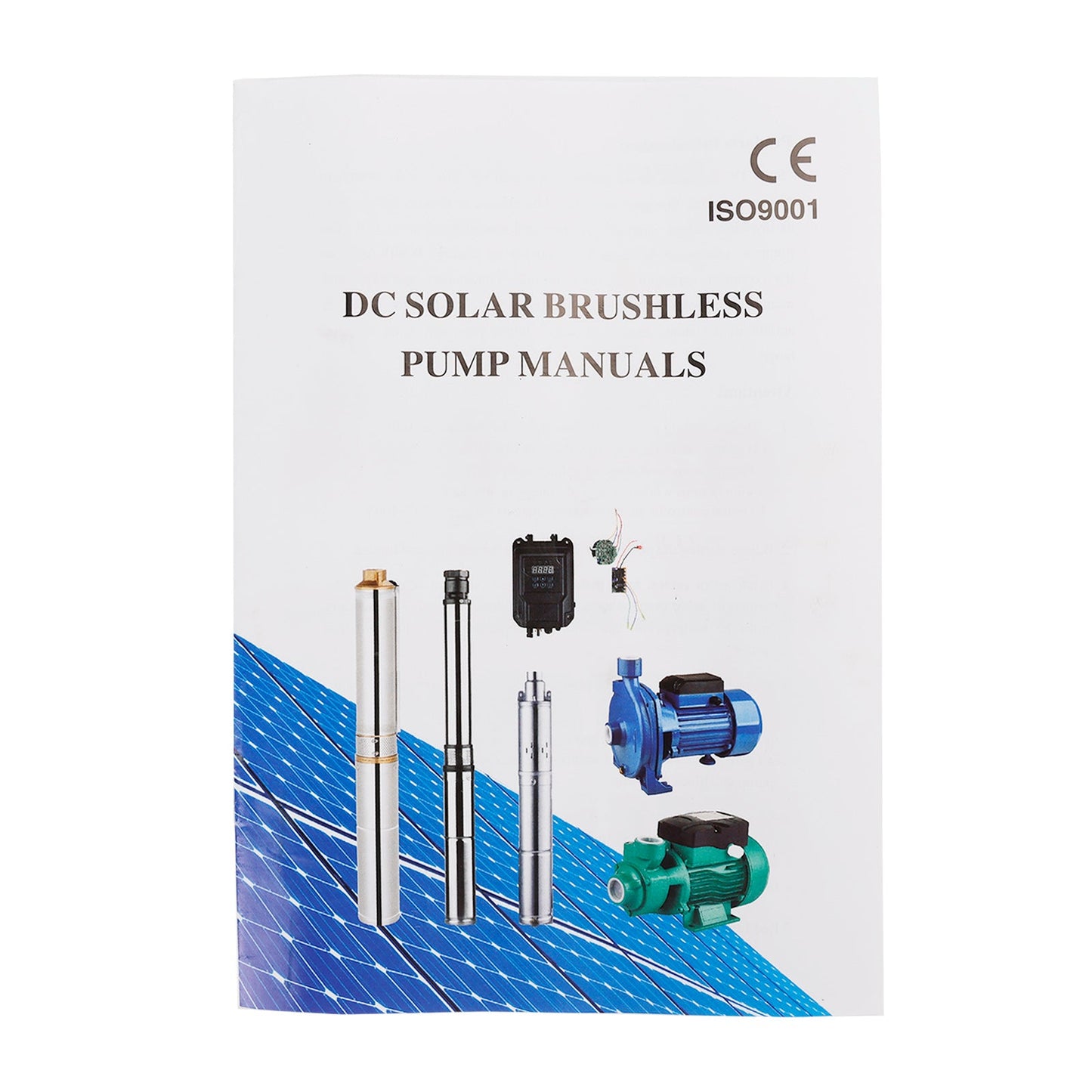 Pompa sommergibile per pozzo profondo da 3 "24 V 350 W MPPT a vite solare in acciaio