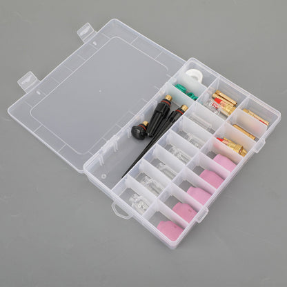 40Pcs TIG Welding Torch Stubby Gas Lens Kit tazza in vetro Pyrex per WP-17/18/26
