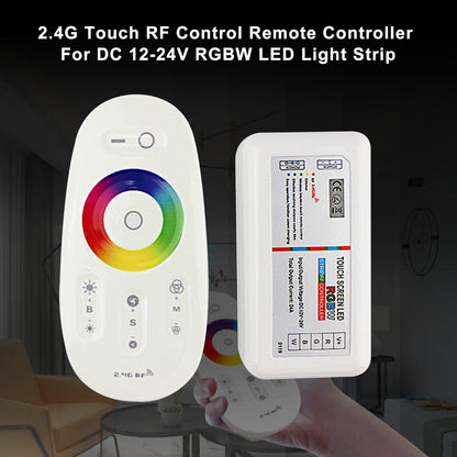 Telecomando 2.4G Touch RF Control per striscia luminosa a LED DC 12-24V RGBW