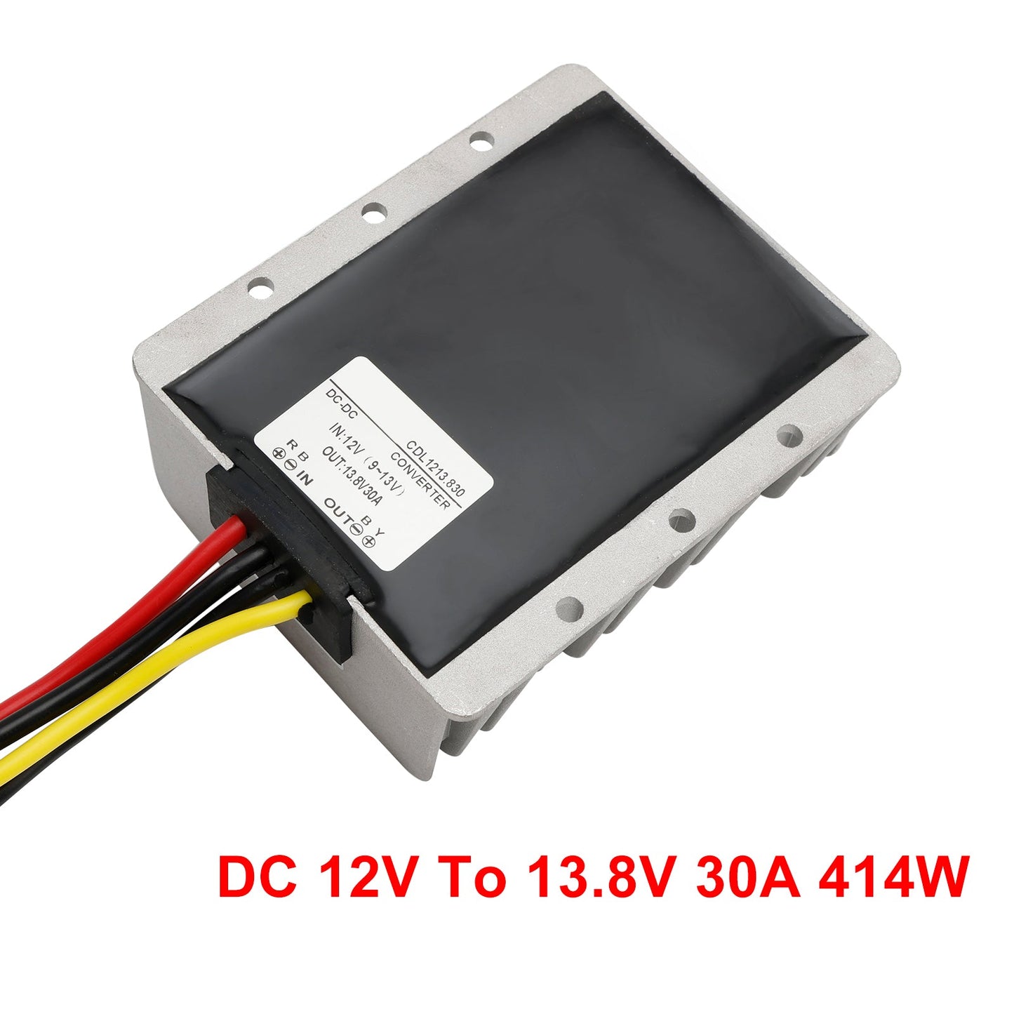 DC-DC 12V-13.8V 30A 414W Step Up Regolatore convertitore di alimentazione Impermeabile