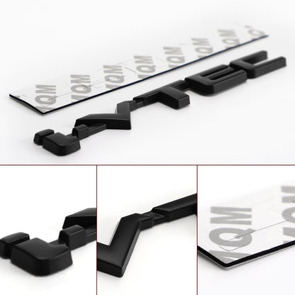3D Metal i-VTEC Car Trunk Rear Turbo Fender Distintivo dell'emblema Decalcomanie Adesivi Argento Generico
