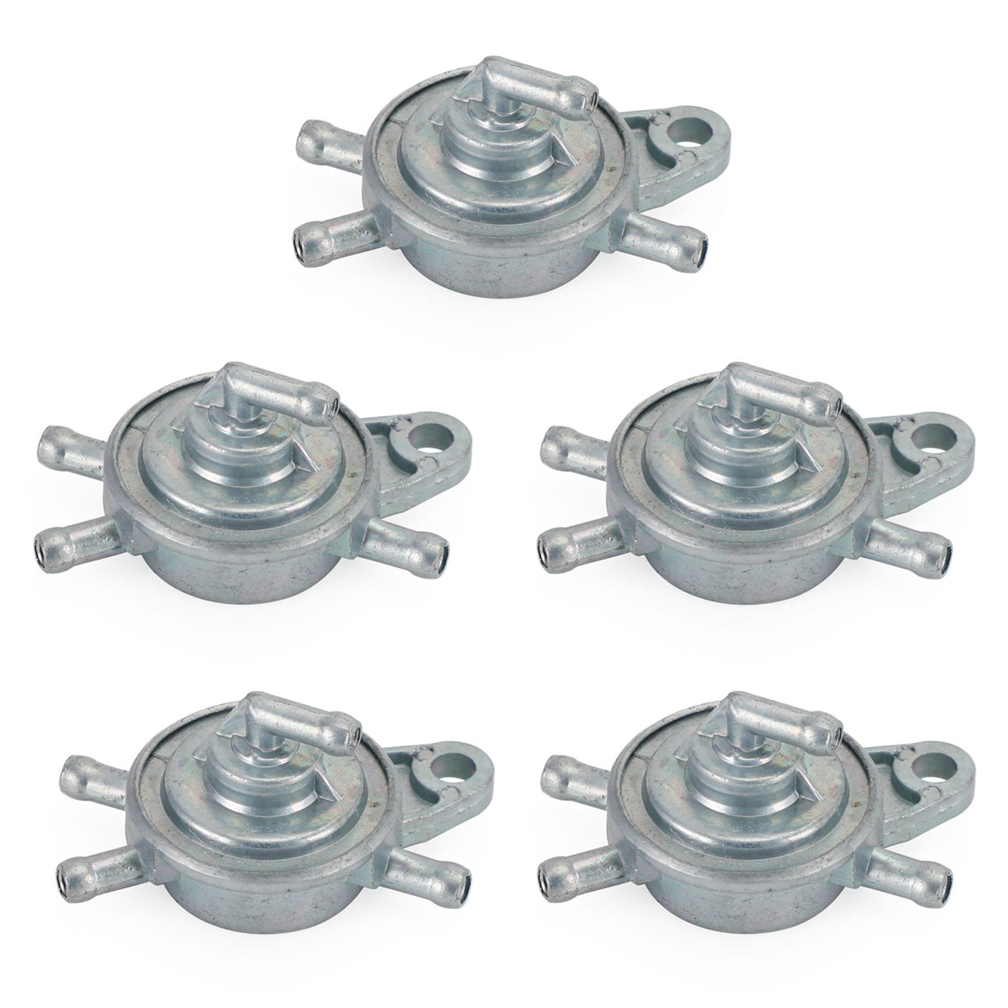 5x Interruttore rubinetto serbatoio carburante 4 porte per GY6 50cc 125cc 150cc PIT Quad Dirt Bike Buggy