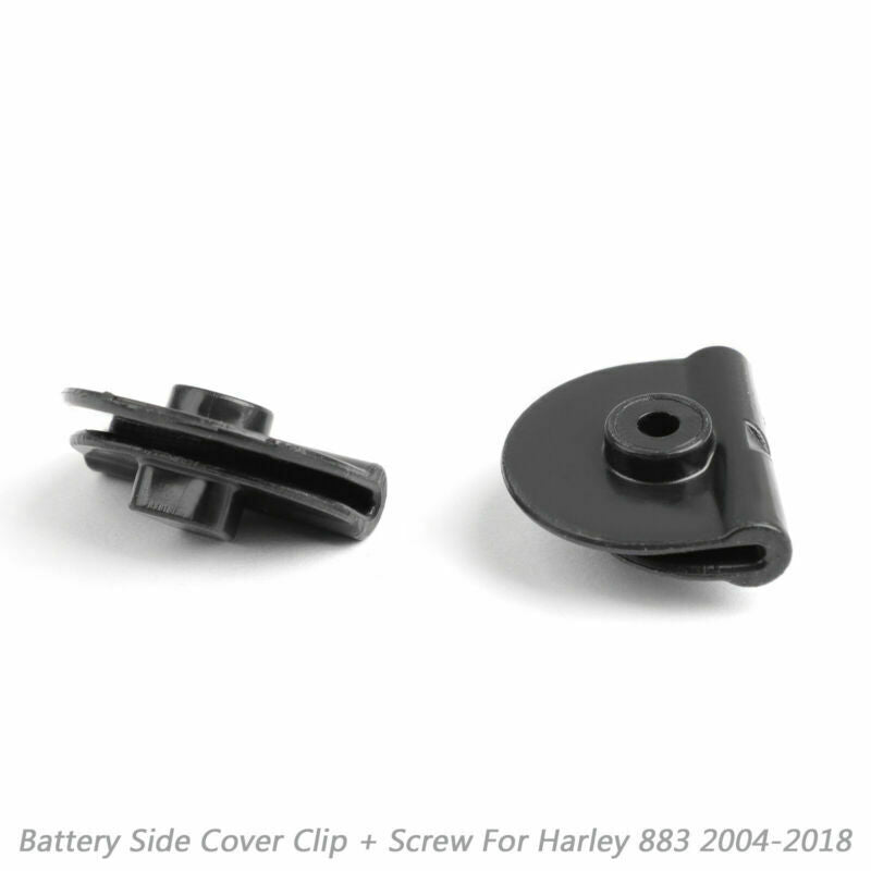 2004-2018 Harley Sportster XL883 XL1200 Clip coperchio batteria laterale + vite