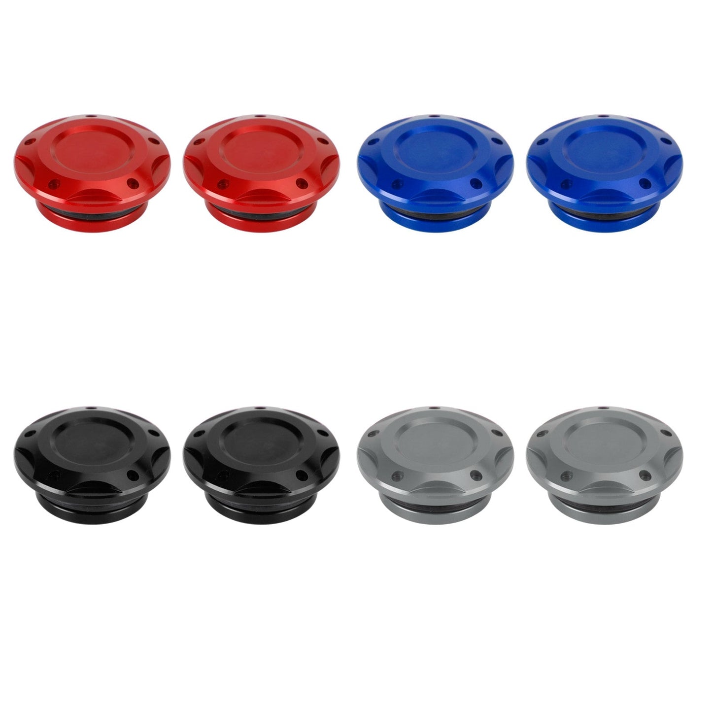 Le migliori offerte per Yamaha YZF-R3 R3 R25 MT03 MT25 Alluminio Nero Telaio Foro Tappi Copri Tappo